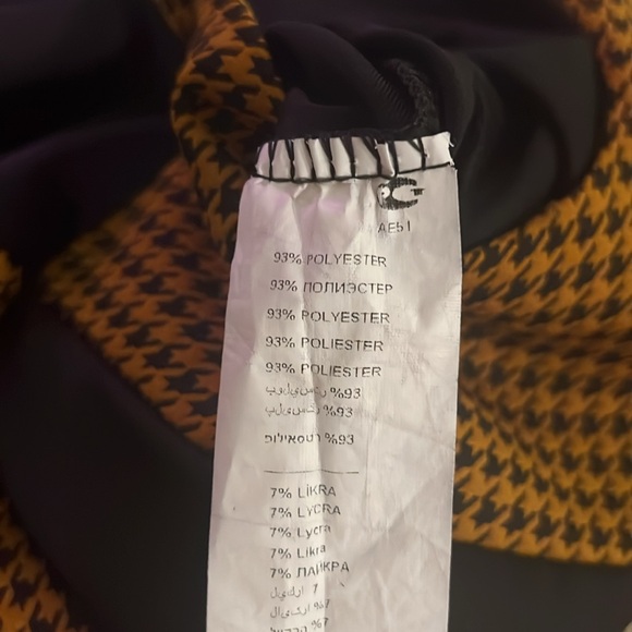 POLE & POLE Cap Sleeve Colorblock Dress - Picture 9 of 9